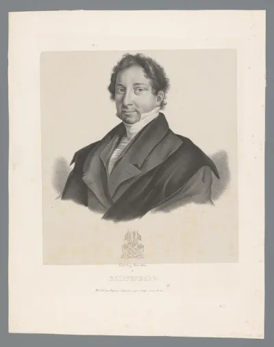 Portret van Frédéric Auguste Ferdinand Thomas de Reiffenberg