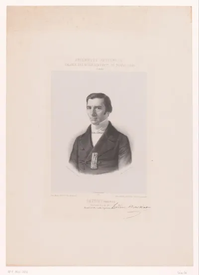 Portret van Frédéric Bastiat