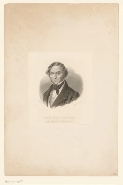 Portret van Frédéric Dubois de Montpéreux