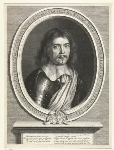 Portret van Frédéric-Maurice de la Tour d'Auvergne hertog van Bouillon