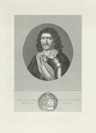 Portret van Frédéric-Maurice de la Tour d'Auvergne