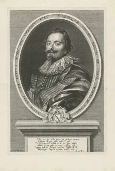 Portret van Frederick de Marselaer, bestuurder in Brussel