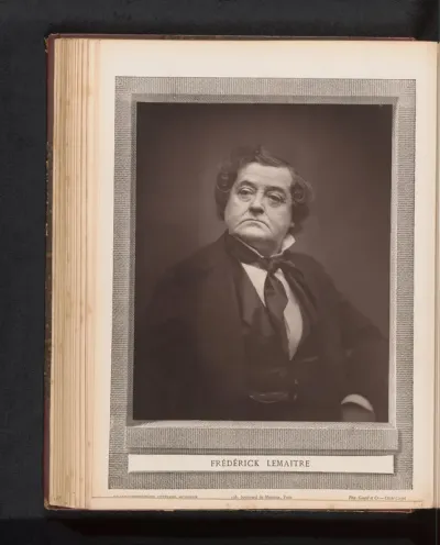 Portret van Frédérick Lemaître
