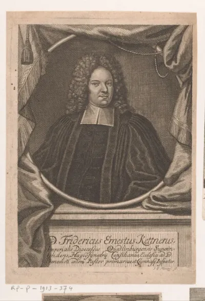 Portret van Fredericus Ernestus Kettner