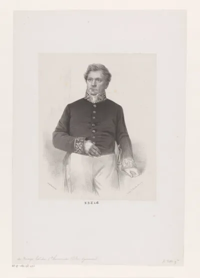 Portret van Fredericus Johannes Thomas de Bruijn