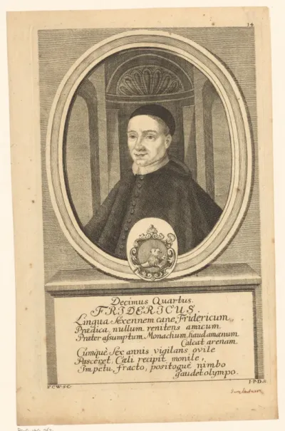 Portret van Fredericus