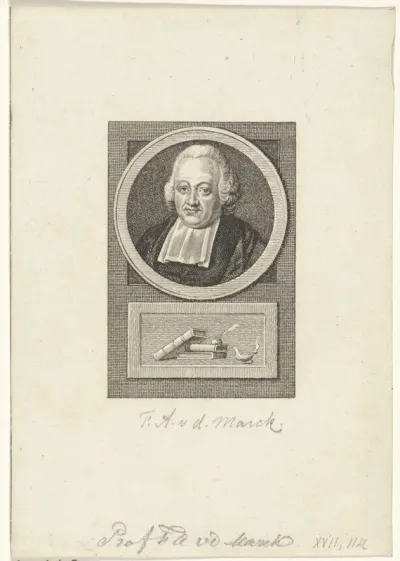 Portret van Frederik Adolph van der Marck