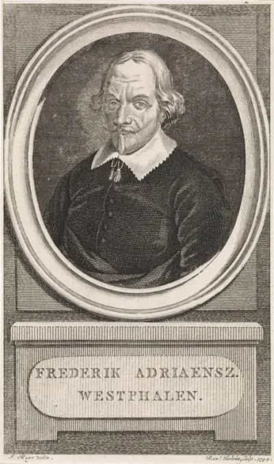 Portret van Frederik Adriaensz. Westphalen