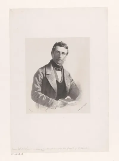 Portret van Frederik August Alexander Carel van Lijnden van Sandenburg