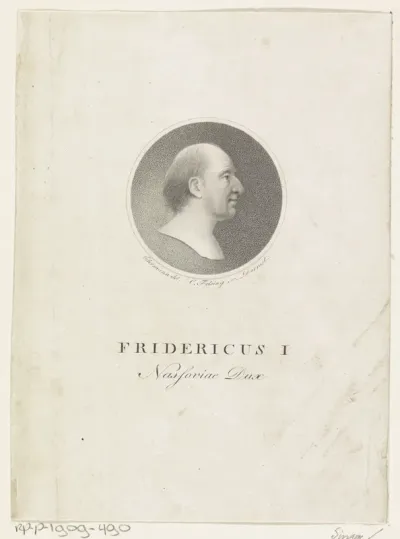 Portret van Frederik August van Nassau-Usingen