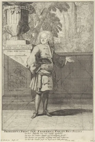 Portret van Frederik Augustus II
