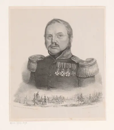 Portret van Frederik Carel List