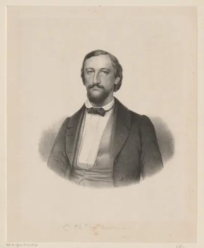 Portret van Frederik Charles Theodorus Deeleman