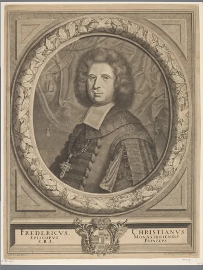 Portret van Frederik Christiaan, bisschop van Münster