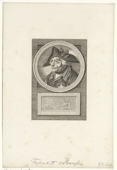 Portret van Frederik de Grote