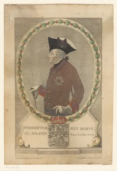 Portret van Frederik de Grote