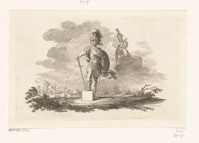 Portret van Frederik de Grote als Romeins keizer