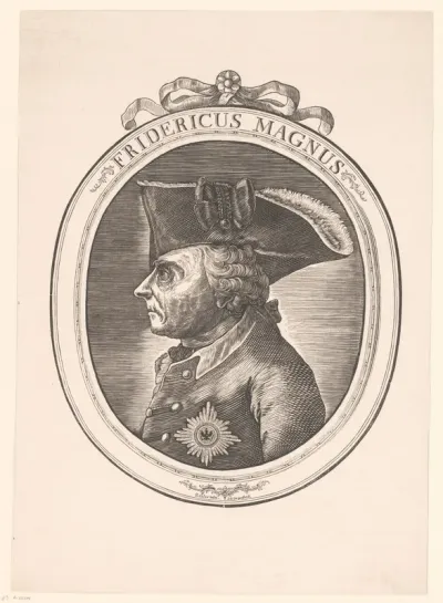 Portret van Frederik de Grote