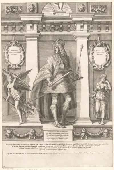 Portret van Frederik de Schone