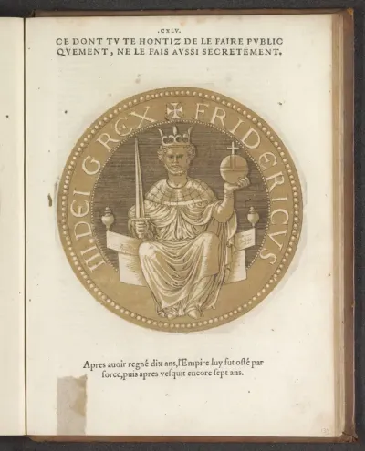 Portret van Frederik de Schone
