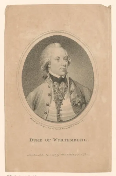 Portret van Frederik Eugenius van Württemberg