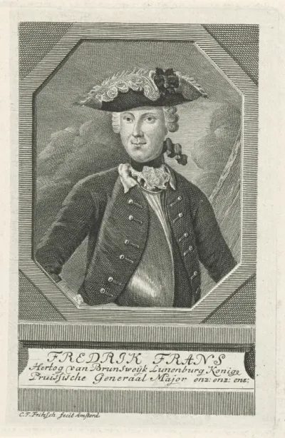 Portret van Frederik Frans, hertog van Brunswijk-Luneburg