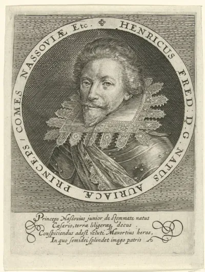 Portret van Frederik Hendrik