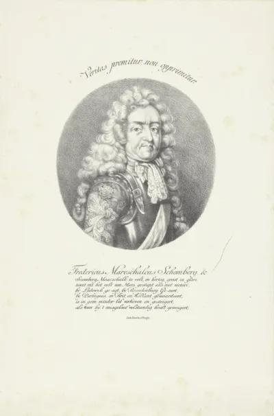 Portret van Frederik Herman von Schomberg