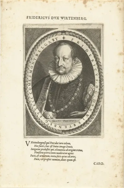 Portret van Frederik I hertog van Württemberg