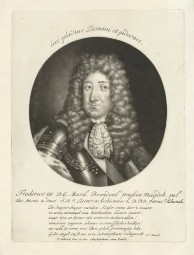 Portret van Frederik I, koning van Pruisen