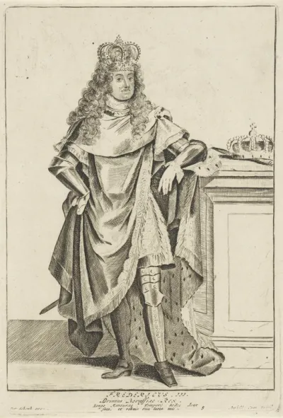 Portret van Frederik I van Pruisen