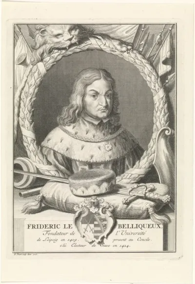 Portret van Frederik I van Saksen