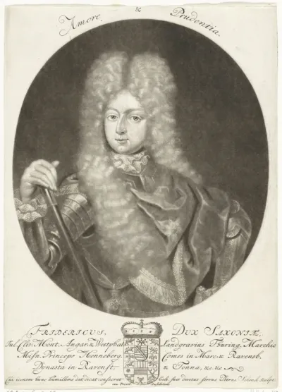 Portret van Frederik II, hertog van Saksen-Gotha-Altenburg