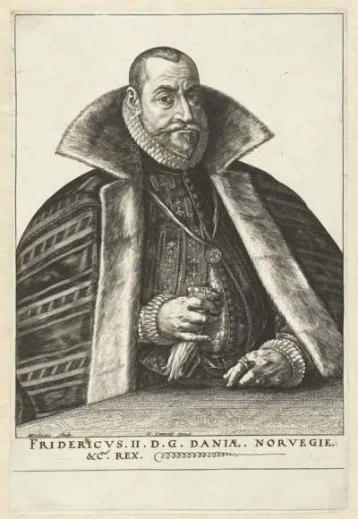 Portret van Frederik II, Koning van Denemarken en Noorwegen