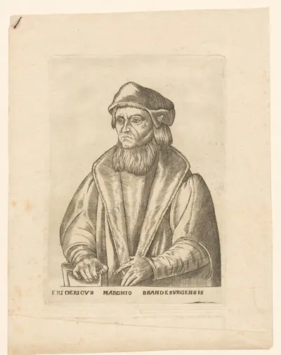 Portret van Frederik II van Brandenburg