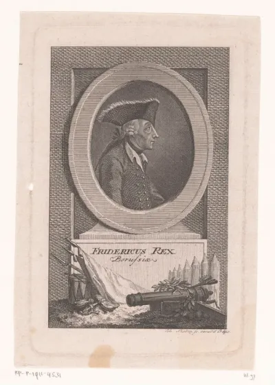 Portret van Frederik II van Pruisen