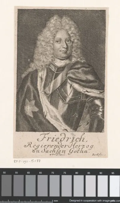 Portret van Frederik II van Saksen-Gotha-Altenburg