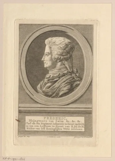Portret van Frederik III, Rijngraaf van Salm