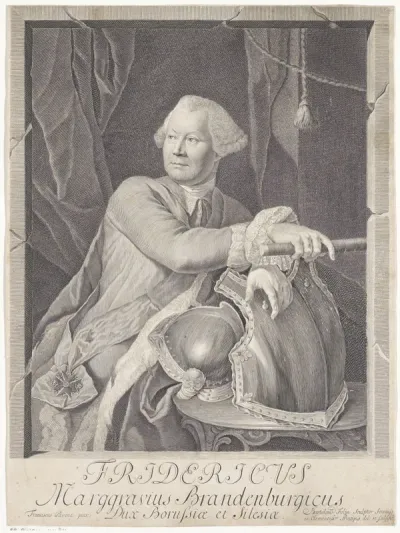 Portret van Frederik III van Brandenburg-Bayreuth