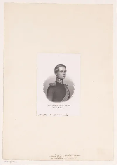 Portret van Frederik III van Pruisen, als prins