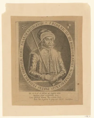Portret van Frederik IV van Neurenberg