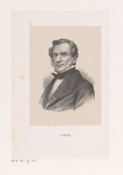 Portret van Frederik Kaiser