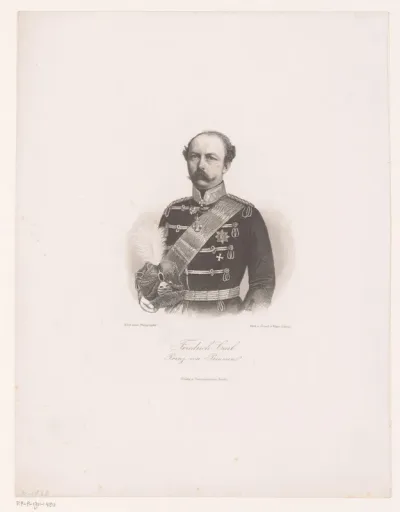Portret van Frederik Karel van Pruisen