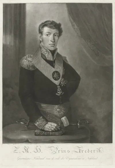 Portret van Frederik, prins der Nederlanden