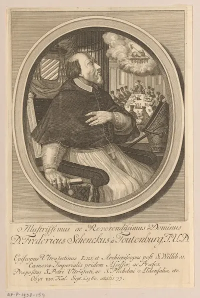 Portret van Frederik Schenk van Toutenburg