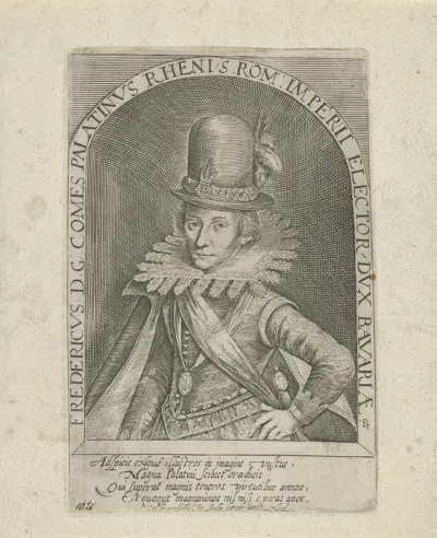 Portret van Frederik V, koning van Bohemen, keurvorst van de Palts