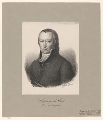 Portret van Frederik van der Ham