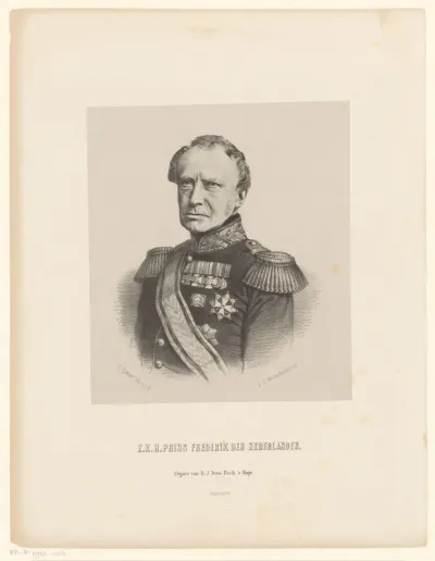 Portret van Frederik van Oranje-Nassau