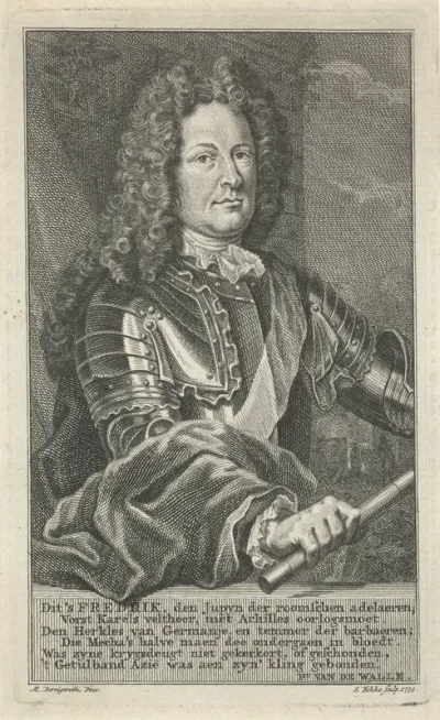 Portret van Frederik VI, markies van Baden-Durlach