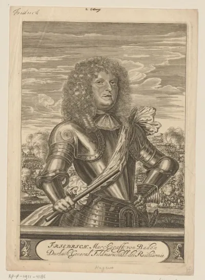 Portret van Frederik VI van Baden-Durlach